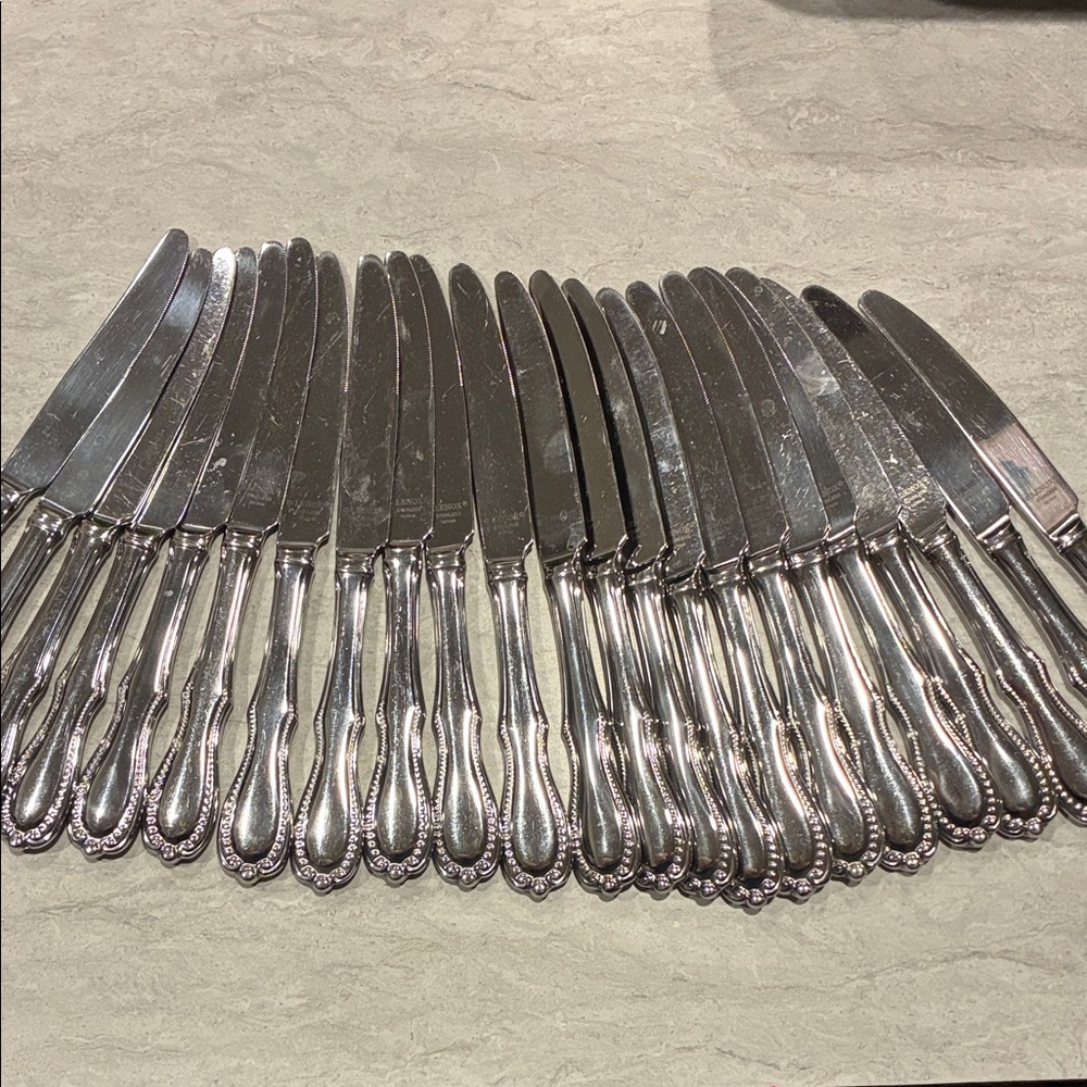 Lenox Elegant Silver Knife Set